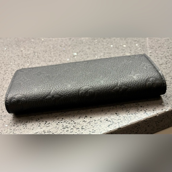 LOUIS VUITTON Empreinte Emilie Wallet Black Wallet Box & Dust bag - Picture 8 of 15